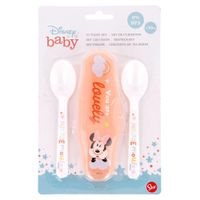 Set De 2 Cucharas Para Viaje Minnie Mouse - Disney