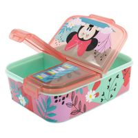 Contenedor De Alimento Con Compartimientos Minnie  - Disney