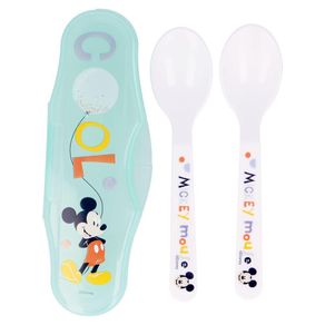 Set De 2 Cucharas Para Viaje Diseño Mickey Mouse - Disney