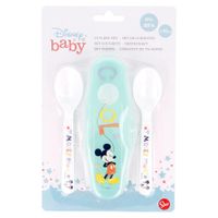 Set De 2 Cucharas Para Viaje Diseño Mickey Mouse - Disney