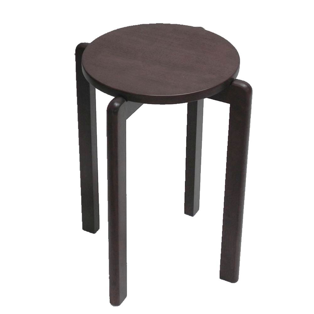 Taburete Redondo Mathis 39.5 x 45 cm - Varios Colores Café