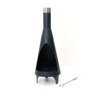 Calentador de Ambiente Metálico Negro 45X125 Cm - Ace