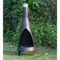 Calentador de Ambiente Metálico Negro 45X125 Cm - Ace