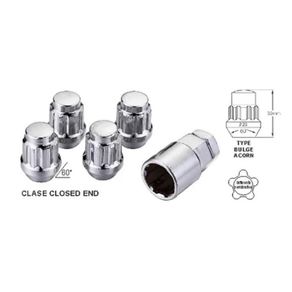 Set De Tuercas Para Rueda Abierto  12 Mm x1.25 RH - Ig Tuning