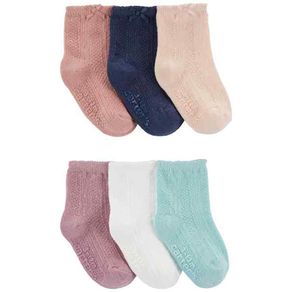 Set De 6 Pares De Calcetas Multicolores - Carters Varias Tallas