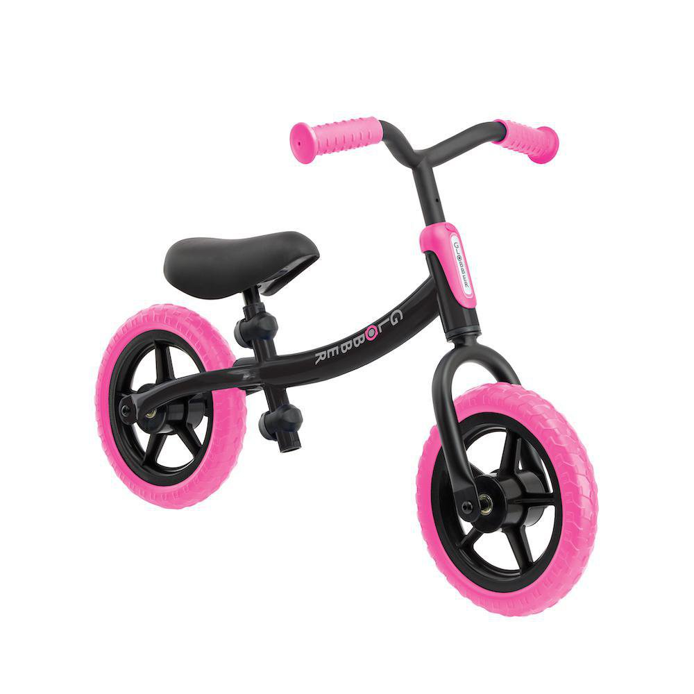Bicicleta De Equilibrio Para Niños - Globber Varios Colores Negro Y Rosado