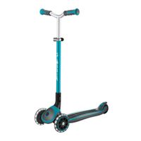 Scooter Con Luces Y Pulsador Seguro - Globber Varios Colores