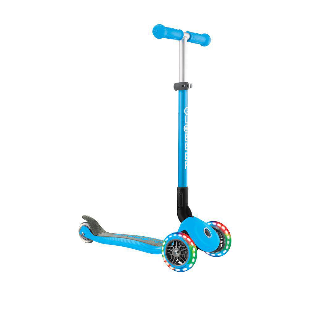 Scooter de 3 Ruedas Plegable - Globber Varios Colores Celeste