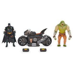 Batimoto Con Figuras De Acción - Batman