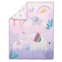 Set Para Cuna Sueños De Elefante Rosa 3 Pzas - Bedtime