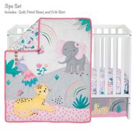 Set Para Cuna Jungla De Arcoíris 3 Pzas - Bedtime