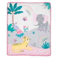 Set Para Cuna Jungla De Arcoíris 3 Pzas - Bedtime
