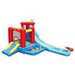 Centro De Juegos Inflable Con Resbaladero - Happy Hop