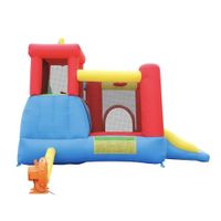 Centro De Juegos Inflable Con Resbaladero - Happy Hop