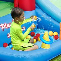 Centro De Juegos Inflable Con Resbaladero - Happy Hop