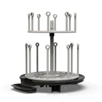 Escurridor Giratorio Para Biberones Gris Y Negro - Infant & Todd Feed