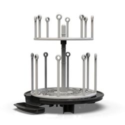Escurridor Giratorio Para Biberones Gris Y Negro - Infant & Todd Feed
