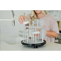 Escurridor Giratorio Para Biberones Gris Y Negro - Infant & Todd Feed
