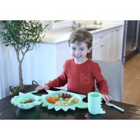 Juego Utensilios Para Comida Diseño Dinosaurio 5 Pzas - Melii