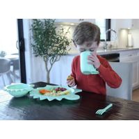 Juego Utensilios Para Comida Diseño Dinosaurio 5 Pzas - Melii