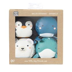 Set De Rolly Poly Balls Océano 4 Pzas - Little Big Friends