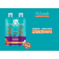Kit De Shampoo Y Acondicionador De Argán + Gota Gratis - Activeé