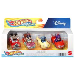 Set De 4 Carros Disney - Hot Wheels