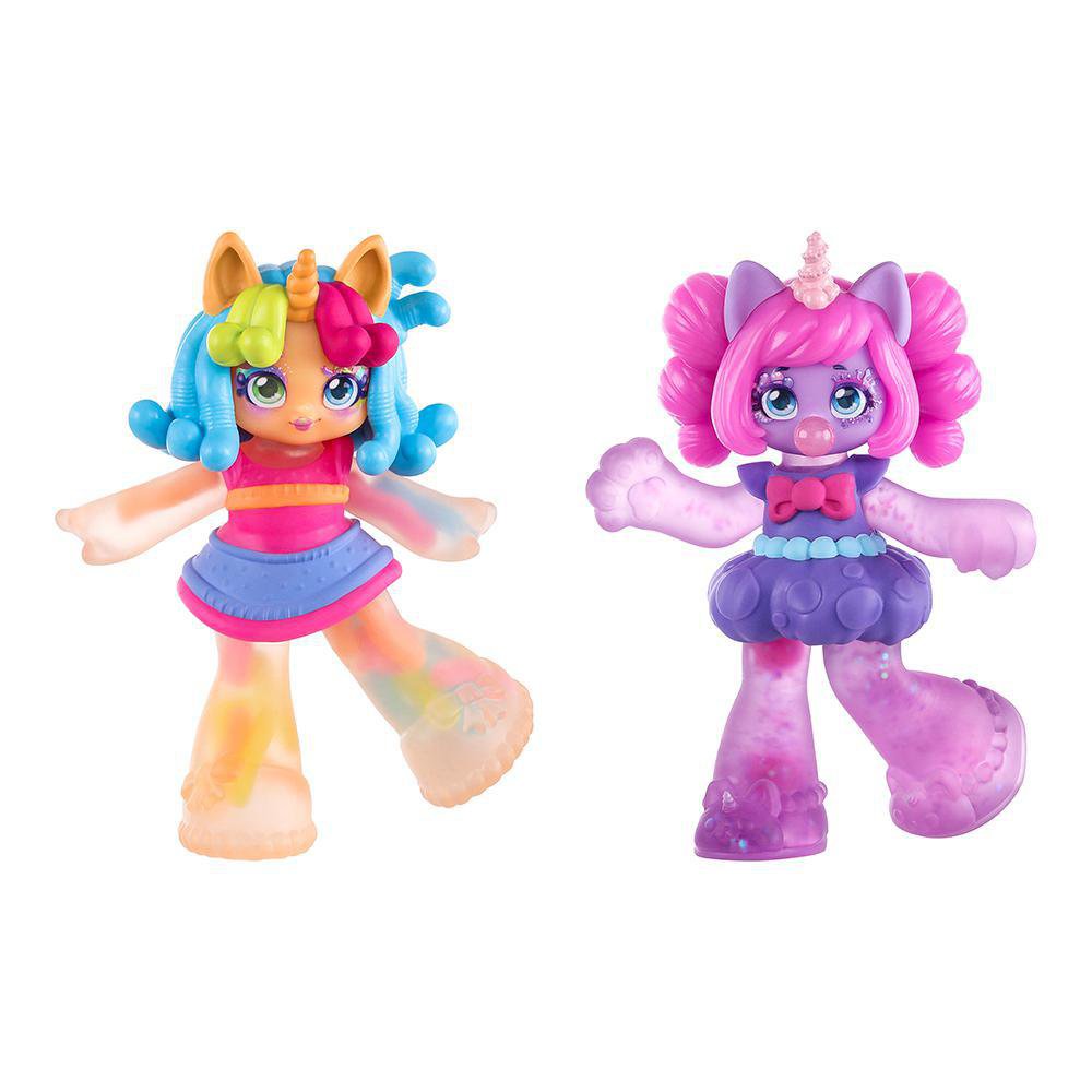 Set de Muñecas Jelli Crush Doublicious de 2 Piezas Jelli Crush Pack de 2 Muñecas Elásticas…