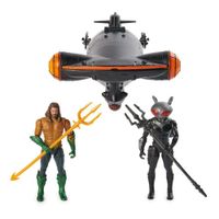 Vehículo Submarino Con 2 Figuras De Acción - Aquaman