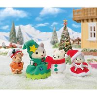 Set De Amigos Festejando Navidad - Sylvanian Families