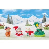 Set De Amigos Festejando Navidad - Sylvanian Families