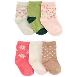 Set De 6 Pares De Calcetas Cortas Multicolores - Carters Varias Tallas