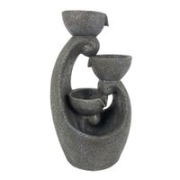 Fuente Con Luz Gris 32.5x25.2x58.3 Cm - Concepts
