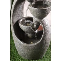 Fuente Con Luz Gris 32.5x25.2x58.3 Cm - Concepts