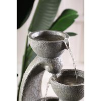 Fuente Con Luz Gris 32.5x25.2x58.3 Cm - Concepts