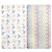 Sábanas Para Cuna Diseño Safari De 2 Pzas - Baby Essentials
