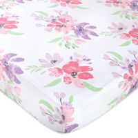 Sábanas Para Cuna Diseño Flores De 2 Pzas - Baby Essentials