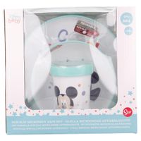 Juego De Vajilla Infantil Diseño Mickey Mouse 3 Pzas - Disney