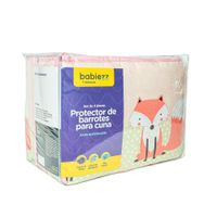 Set De Protector De Barrotes Para Cuna Diseño Para Niña 4 Pzas