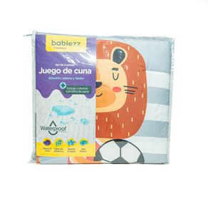 Set De Ropa Para Cuna Diseño León 3 Pzas