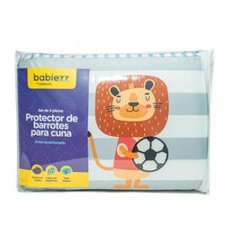 Set De Protector De Barrotes Para Cuna Diseño Para Niño 4 Pzas