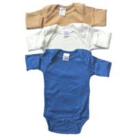 Set De Bodies Manga Larga 0-3M 3 Pzas - Buchis