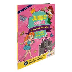 Libro De Actividades Jumbo Color Para Niñas - Sicoben