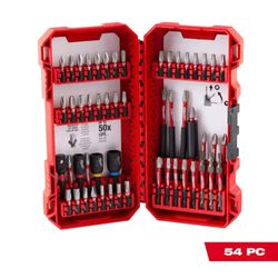Set De Puntas De Destornillador Shockwave 54 Pzas - Milwaukee