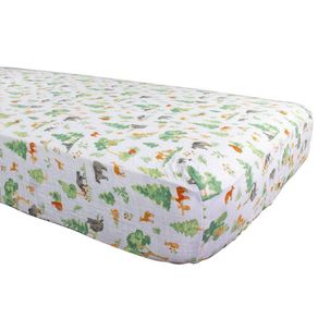 Sábana Cobertora Para Cuna Amigos Del Bosque - Bebe Au Lait