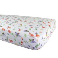 Sábana Cobertora Para Cuna Hadas Del Bosque - Bebe Au Lait