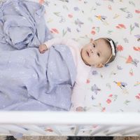 Sábana Cobertora Para Cuna Hadas Del Bosque - Bebe Au Lait