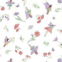 Sábana Cobertora Para Cuna Hadas Del Bosque - Bebe Au Lait