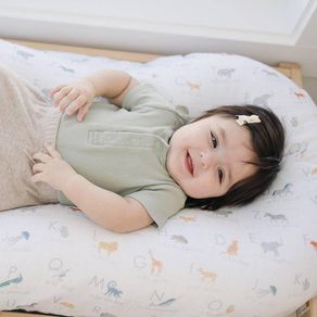Cobertor Para Cambiador Alfabeto Animal - Bebe Au Lait