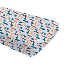 Sábana Cobertora Para Cuna Surf - Bebe Au Lait